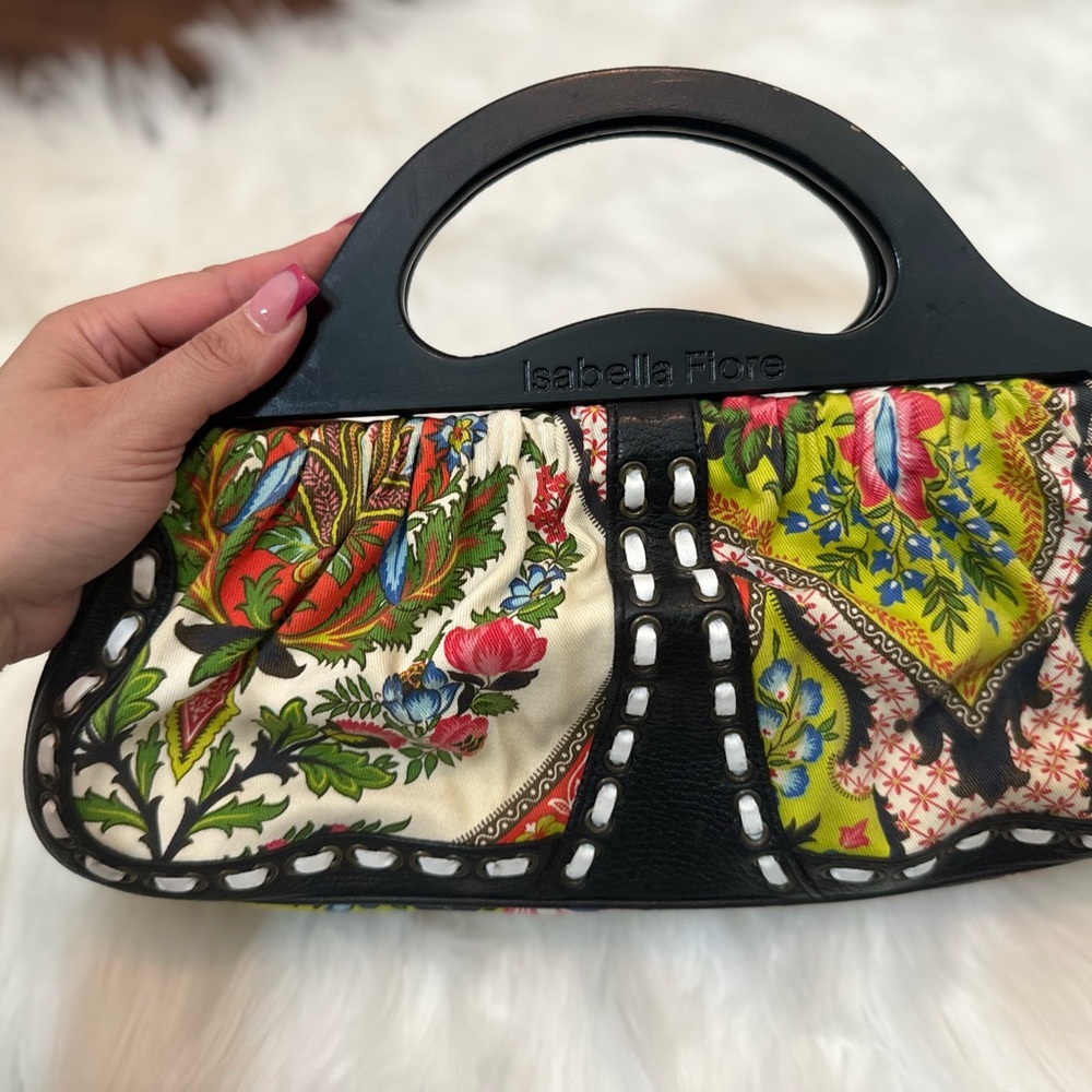 Isabella Fiore Multicolor Floral Women's Bag